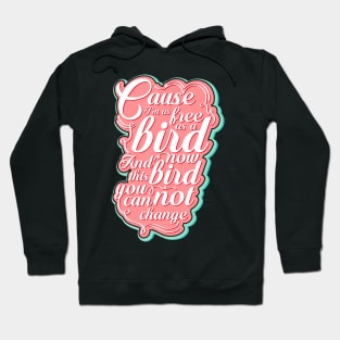 LyricLyfe Free Bird Ronnie Zant Allen Collins Hoodie